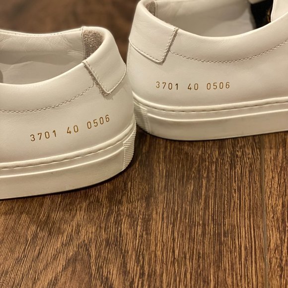 Common Projects Original Achilles Low Sneakers Size 40 - Picture 4 of 6